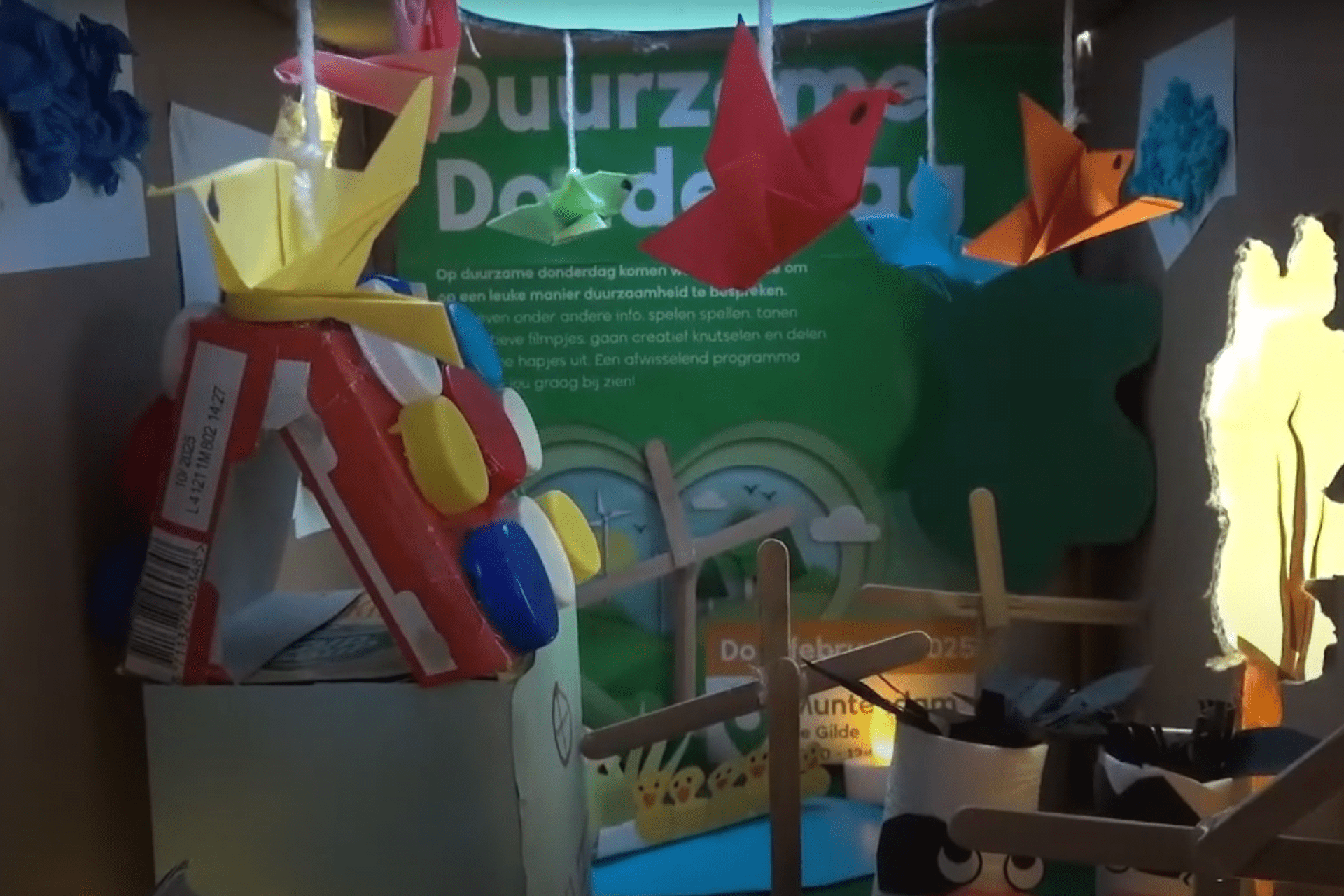 inhoud van een kijkdoos over duurzaamheid
